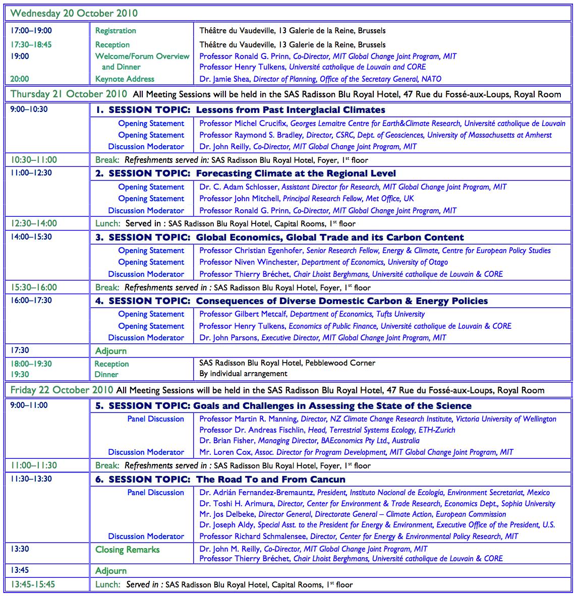 Programme