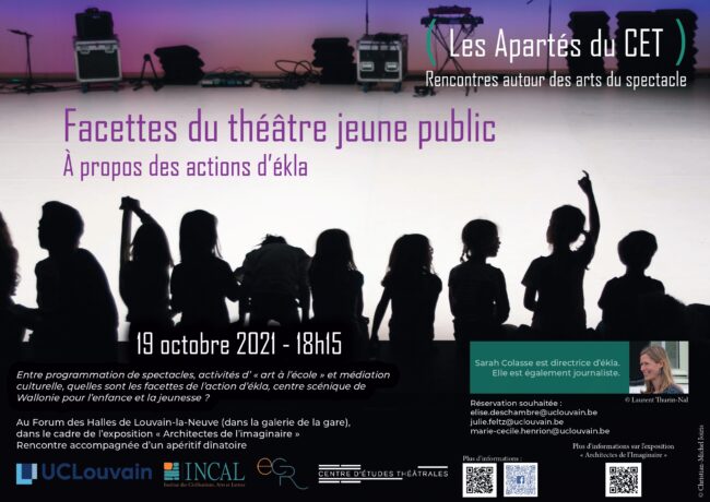 Les Apartés du CET – Facettes du théâtre jeune public