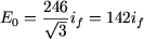 E0 = 2 V~ 46if = 142if
      3