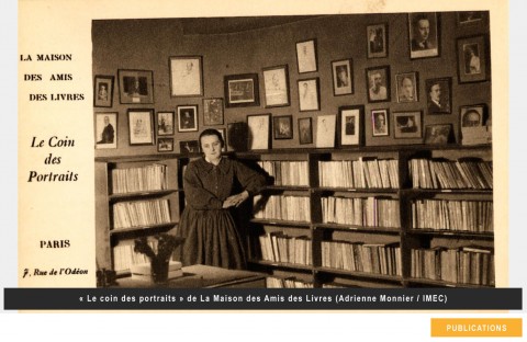 « Le coin des portraits » : présence matérielle des écrivains aux murs des librairies d’Adrienne Monnier et de Sylvia Beach