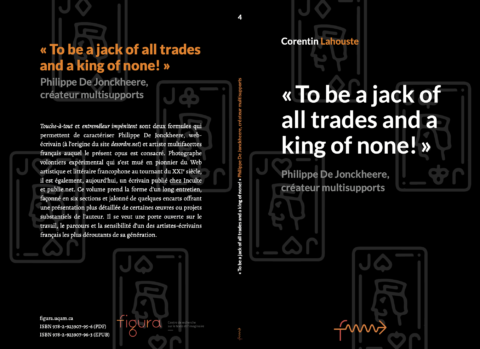 « To be a jack of all trades and a king of none! » : Philippe de Jonckheere, créateur multisupports