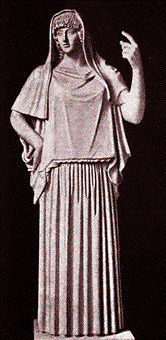 Hestia, l'quivalent grec de Vesta.