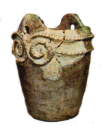 Cramique milienne  relief en spirales (VIIIe sicle avant J.-C.).