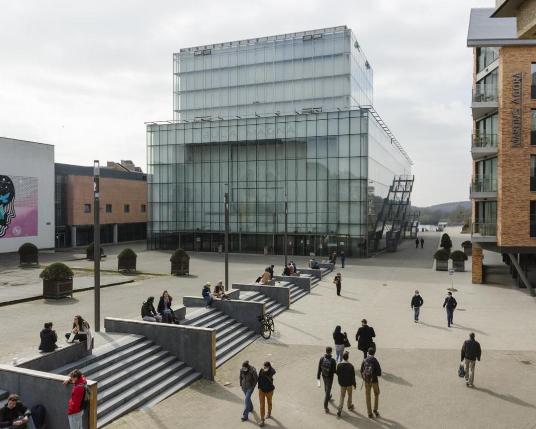 UCLouvain building in Louvain-la-Neuve