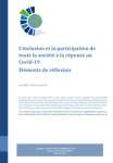 L’inclusion et la participation de toute la société à la réponse au Covid-19 Éléments de réflexion