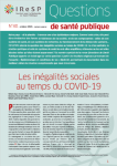 Questions de santé publique, n° 40 - Octobre 2020 - Les inégalités sociales au temps du COVID-19
