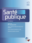 Santé publique, Vol. 33 n°3 - mai-juin 2021 - Narration & Éducation thérapeutique du patient