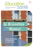 Education santé, n°395 - Janvier 2023 - 2023, Bruxelles et Wallonie : en avant...plans !