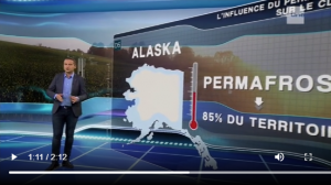RTBF TV emission “Quel temps” about permafrost