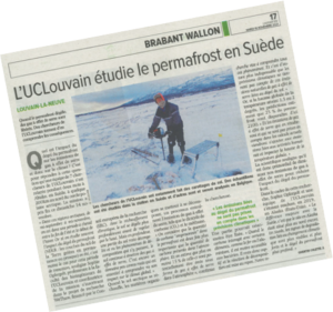 Journal article about the WeThaw team’s field campaign in Abisko, Sweden
